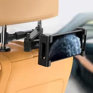 Seat back cushion, extendable and rotatable tablet holder, portable phone holder, Car Phone Mount