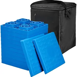 12 Pack RV Leveling Blocks, Heavy Duty Camper Leveling Blocks, Levelers for RVs, Reduce Trailer Movement, Trailer Leveling Blocks,RV Leveling System  for Single and Dual Wheels