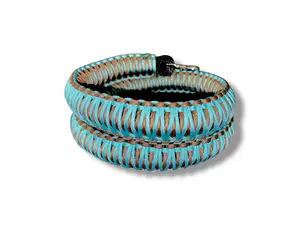 Lunch Box Strap - Cooler Strap - Paracord Lunch Box Strap - Handmade - 4ft Adjustable Cooler Strap with 360 Degree Swivel Clips