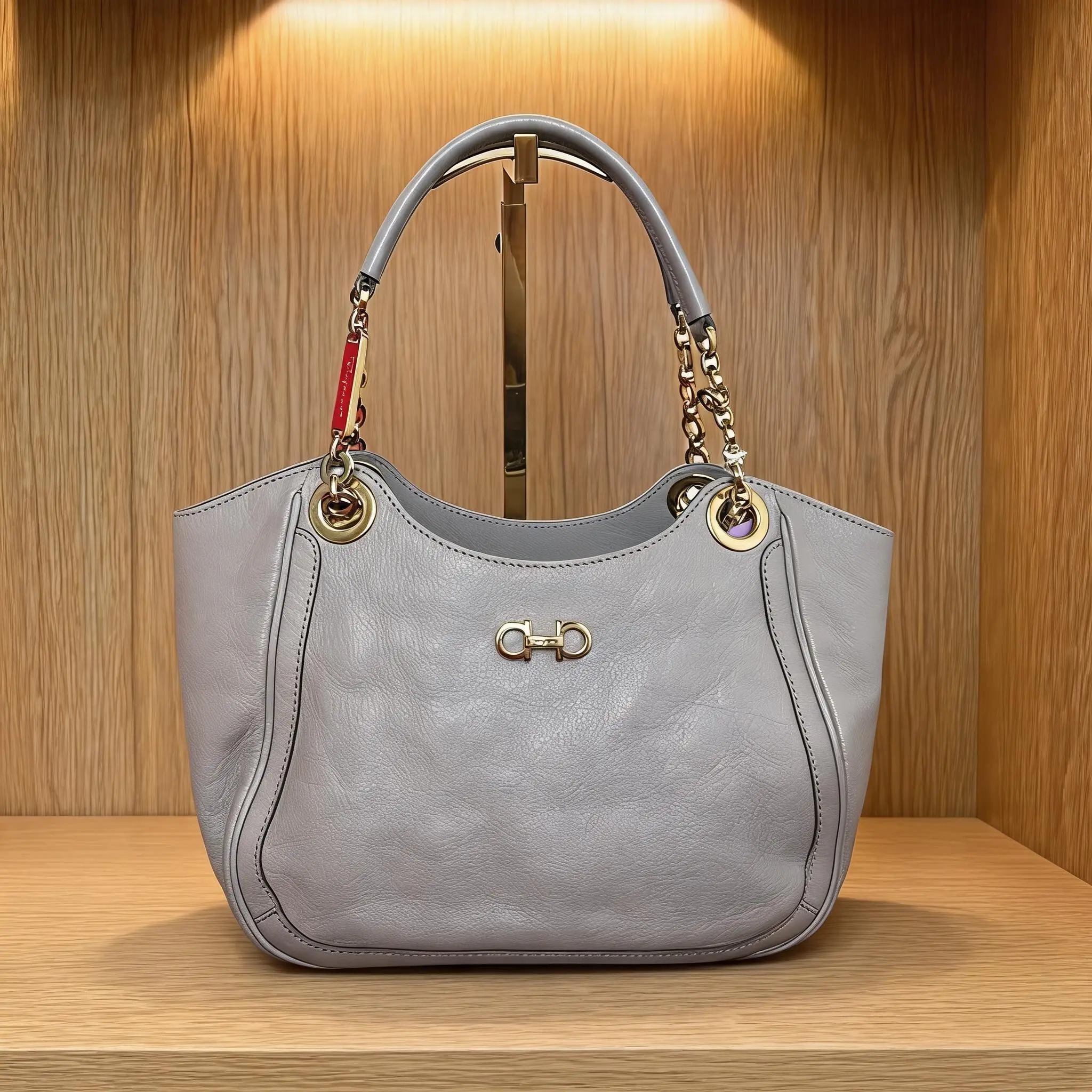 Pre-owned SALVATORE FERRAGAMO Leather Shoulder Bag C0741922419