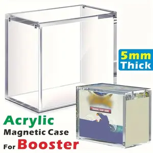Heavy Duty Acrylic ETB Protector Case, Shatter-Resistant Display Box for Pokemon Card Boxes