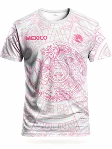 Mexico Sporty Football Jersey & Comfortable Round Neck Top, Suitable for Matches, Training & Casual Wear, 2026 World Cup Apparel, Football Shirts