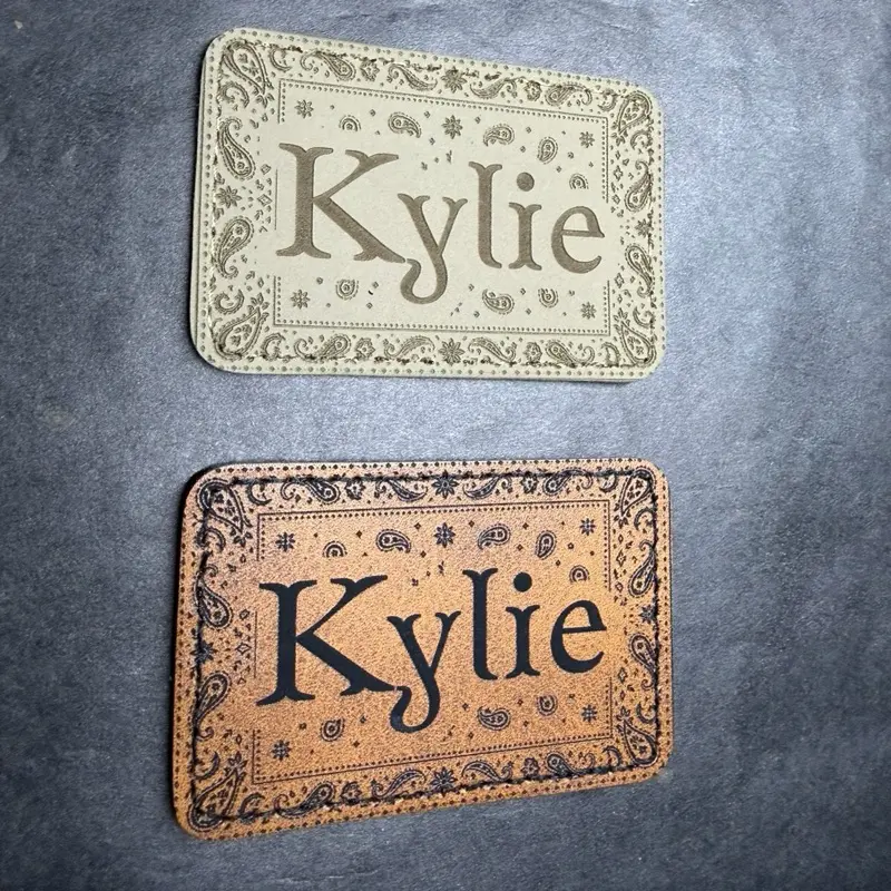 Bandana Style Velcro Name Patch - 2x3 personalized patch