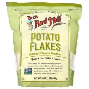 Bob's Red Mill Potato Flakes, Instant Mashed Potatoes, 16 oz (454 g)
