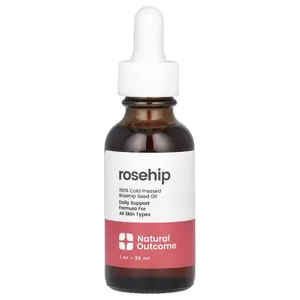 Natural Outcome 100% Cold Pressed Rosehip Seed Oil, 1 oz (30 ml)