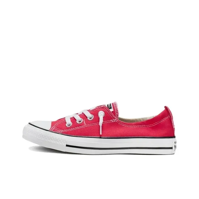 NIKE Converse Chuck Taylor All Star Shoreline Women's Classic Canvas Slip-On, Low-Top Athletic Sports Shoes for Walking in Varsity Red, Casual Trendy Shoes, Walking Shoe