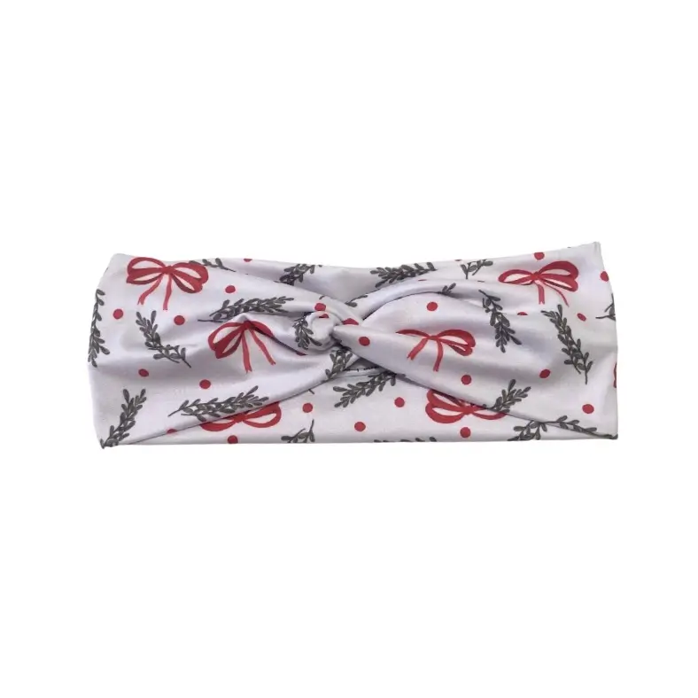 Christmas Bows Twisted Headband for Women