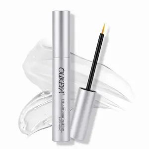 OUKEYA Lash Growth Serum - Peptide Complex & Ginseng Extract | Natural Plant-Based Herbal Formula for Longer Fuller Thicker Lashes | Vegan Cruelty-Free Gentle Non-Irritating