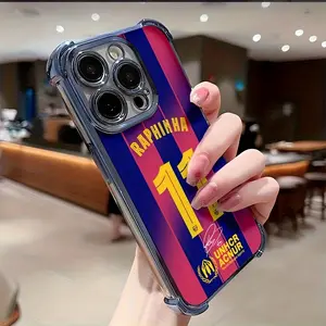 Phone Case for Raphinha, Number 11 for Barcelona, Compatible with Various for iphone Models Including 17, 16, 15, 14, 13, 12, 11 Mini, Pro, Max, Air, Featuring a Transparent Soft Back Cover That Is Anti-Fall.