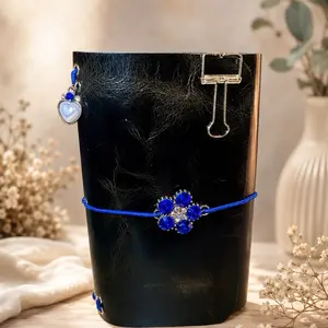 Pocket Sized “Espresso Sapphire” leather journal
