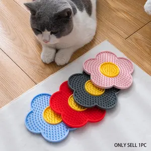 Lick Mat for Dogs & Cats - Slow Feeder with Non-Slip Suction Cups, Anxiety Relief, Dental Health Enhancer, Ideal for Grooming & Bath Time