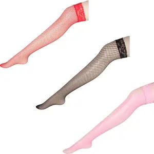"Women's Knee High Fishnet Stockings for Costume Party Cosplay Hosiery "