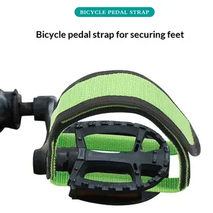 Bicycle Pedal Foot Straps, Non-Slip Bike Foot Holders, Adjustable Secure Straps (2 Pack)