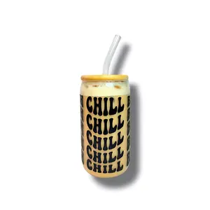 CHILL BRUH Glass Cup