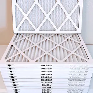 20x25x1 AC Air Filters (MERV-8) by Ned Air Filters for Air Conditioner, Furnace, Heat Pump & HVAC Systems (Made in USA)