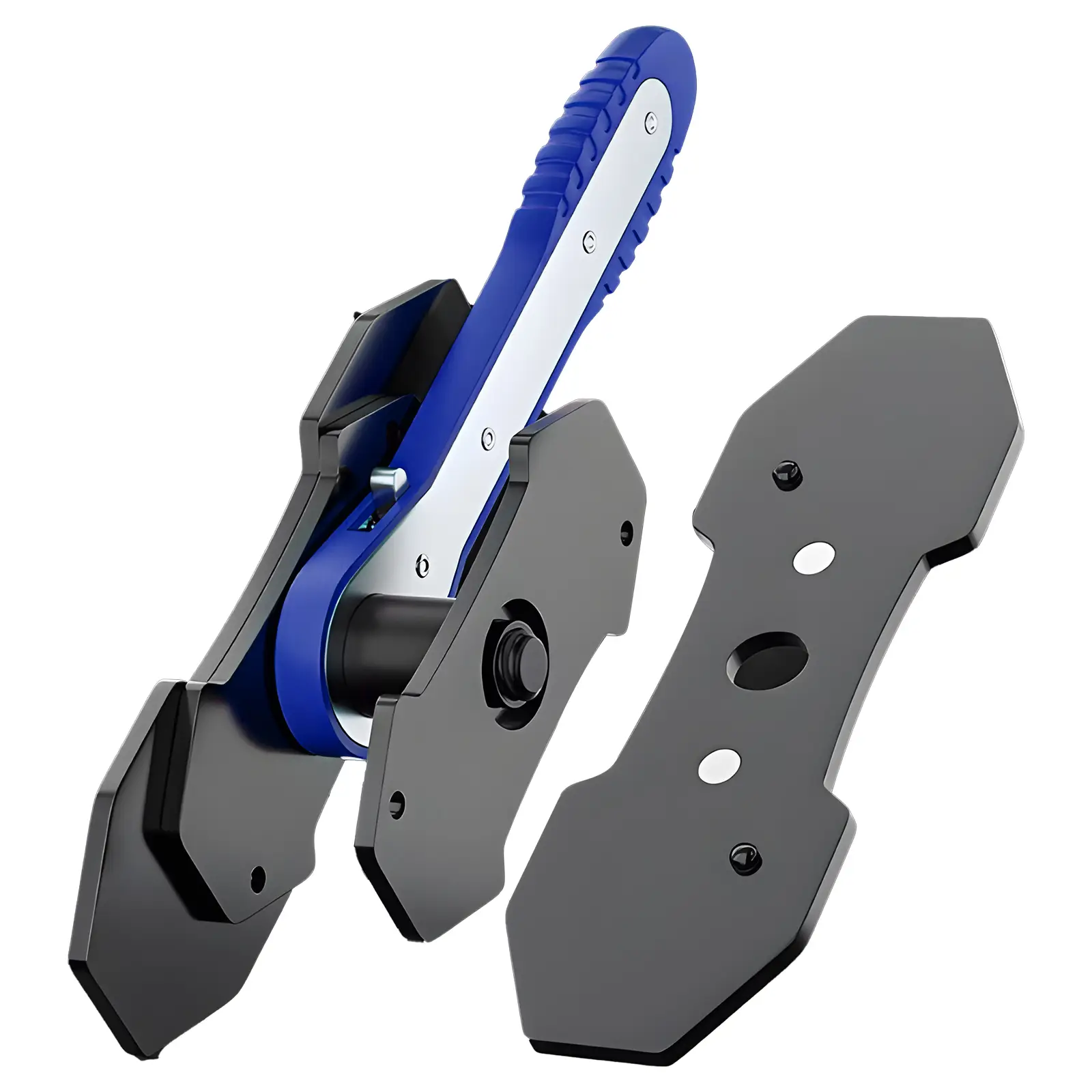 Brake Caliper Piston Press Tool for Single, Dual & Quad Piston Disc Brakes – 360° Rotating Ratchet Wrench, Effort-Saving Automotive Brake Repair Tool