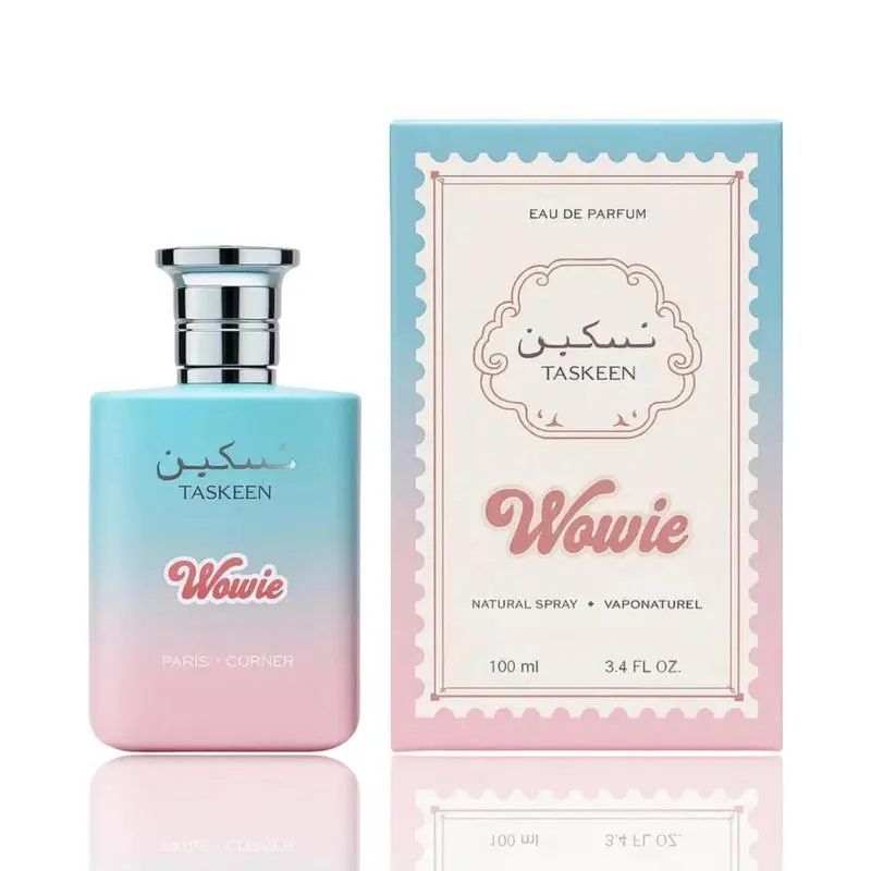 Unisex Paris Corner Taskeen Wowie Eau de Parfum Spray, 3.4 oz Arab Perfume Captivating Scent