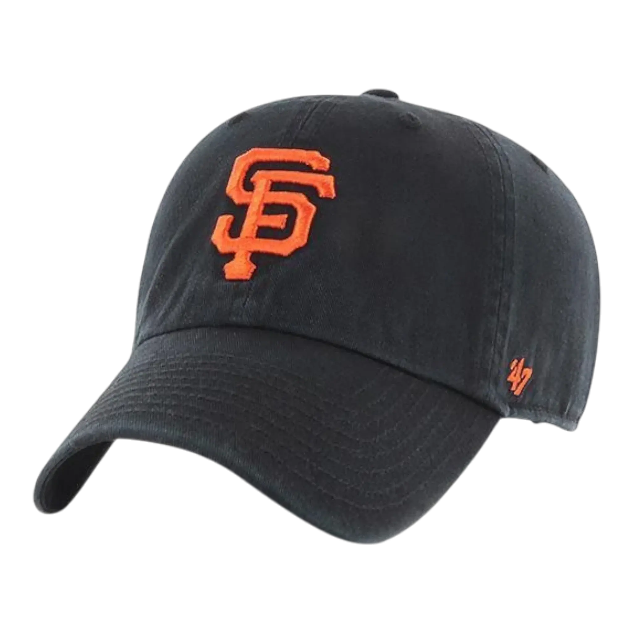 47 Brand Clean Up San Francisco Giants Strapback in Black | Adjustable Cap