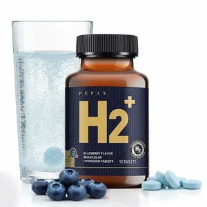 Molecular Hydrogen Water Tablets with Magnesium, 108 PPM, Rich in Antioxidants - Supports Daily Wellness & Hydration Support, 90 Count, Blueberry