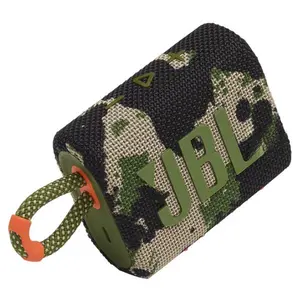 JBLG03 Portable Bluetooth Speaker Protector, for JBL GO 3 Bluetooth Speaker with excellent sound quality, powerful bass, IP67 water dust resistance, 5 hours of playback time, suitable for home, outdoor and travel use (camouflage)