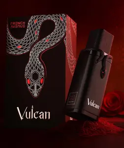Vulcan Black Friday French Avenue Limited Edition Perfume with Spicy Saffron Warm Cinnamon Smoky Leather and Earthy Moss