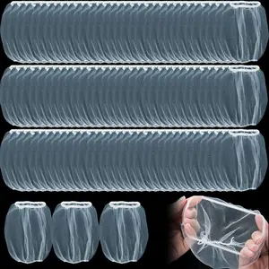 500 count Disposable Sink Strainer Mesh Filter Bags, Anti Clogging Elastic, Fits  Sizes