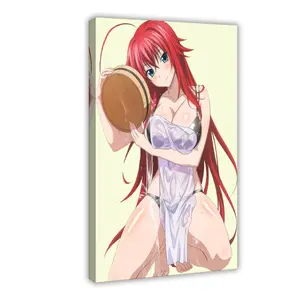 High School DxD Anime Poster 1 bedroom canvas posters, hall wall art, bathroom canvas posters, home poster decoration