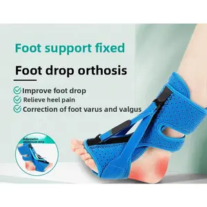 Adjustable Foot Brace for Plantar Fasciitis Night Splint and Ankle Support Corrects Foot Drop for All Day Wear