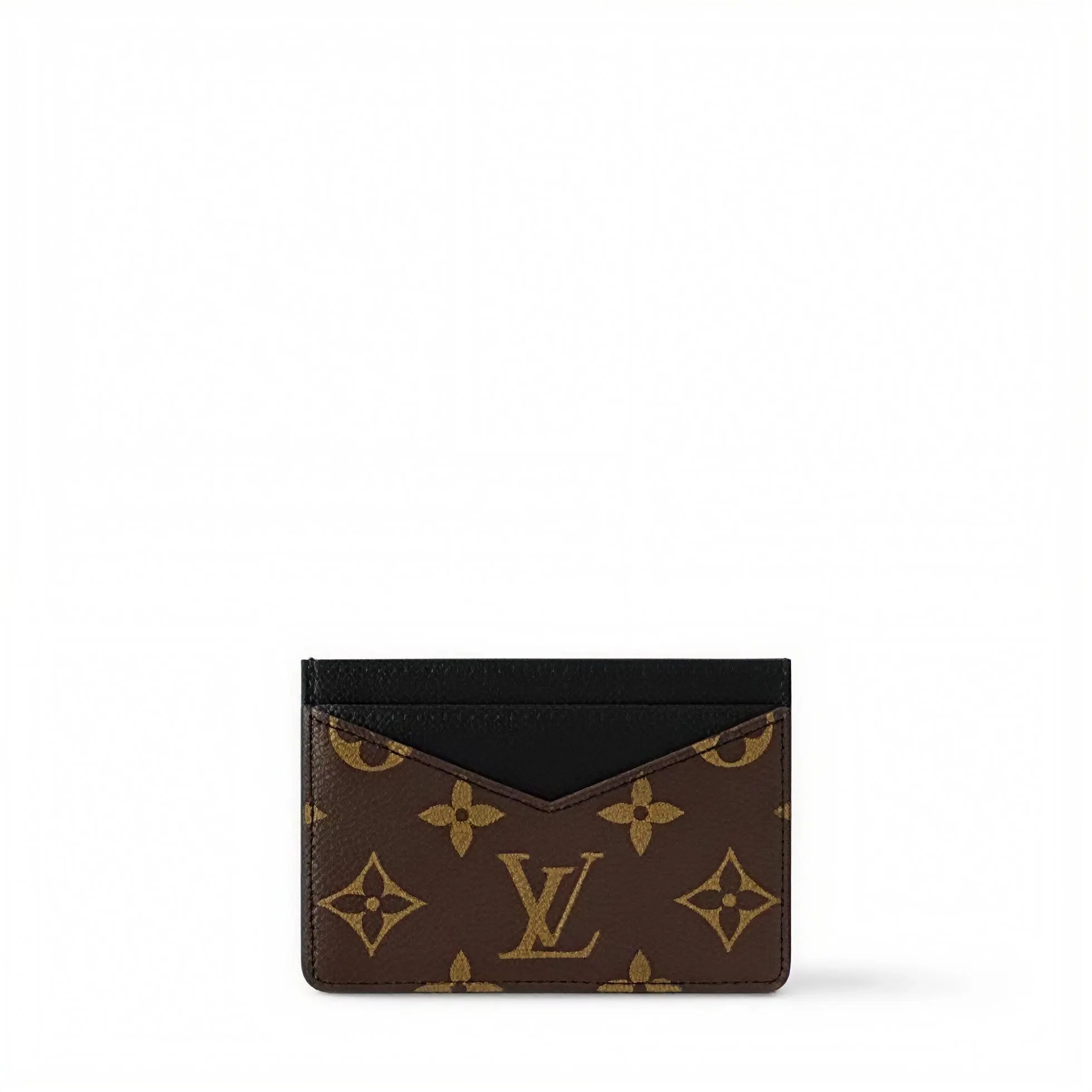 Pre-owned Louis Vuitton Card Holder Monogram Canvas