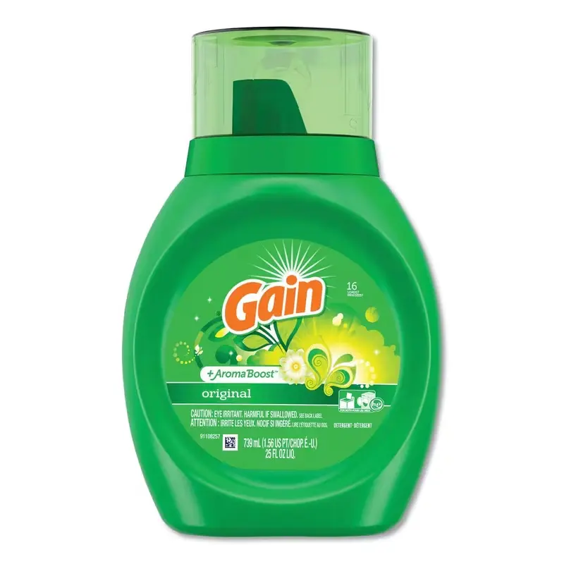 Gain Liquid Laundry Detergent, 25 fl oz - Fresh Scent, Powerful Cleaning, Long-Lasting Fragrance, HE-Safe for All Washing Machines