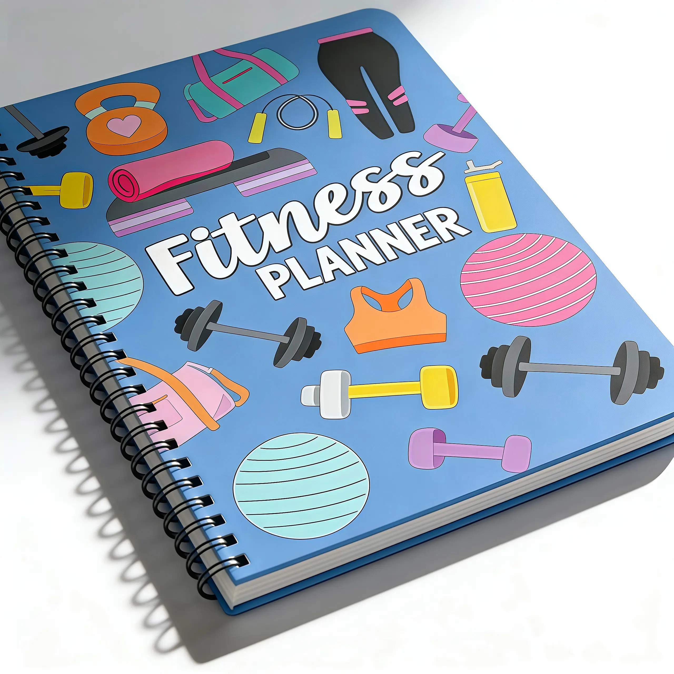 Women's Undated Workout Logbook - Daily Exercise Tracker, Weight Monitoring, Meal Log, Fitness Planner Gym Notebook with Goal, Nutrition, Weightlifting Tools for Progress, Motivated Use (Party Gift, Home Supply)