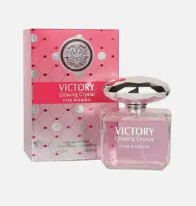 Victory Glowing Crysal Pink Perfume 3.4oz Women's Perfume, Floral,Sweet,Amber