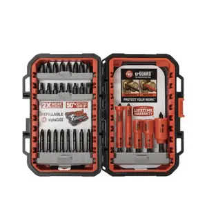 Crescent Apex u-GUARD 1/4-in x Impact Driver Bit Set 30 -Piece