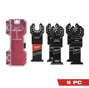 Milwaukee (NITRUS) Multi-Tool Oscillating Blade Kit (5-Piece) 49-10-9211