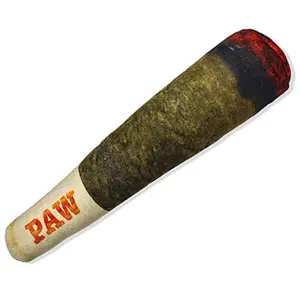 Durable Plush Interactive Chew Toy for Dogs, Chew Stick, Cigar-Shaped Squeak Toy for Small, Medium and Large Breeds, Perfect Gift for Puppies & Adult Dogs
