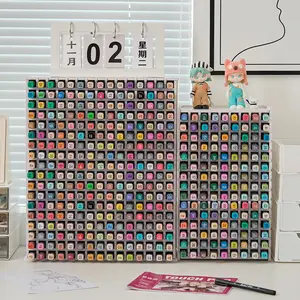 Household daily-use marker pen storage box, kindergarten desktop pen rack, storage rack, multifunctional pen holder organizer