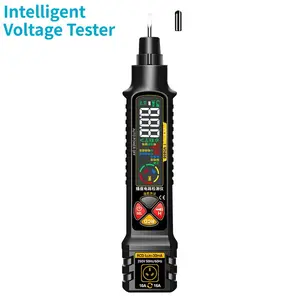 Intelligent Voltage Tester Pen, Non-Contact Voltage Detector with Socket Tester, Leakage & Continuity Test Pen for Electrician Wiring Check