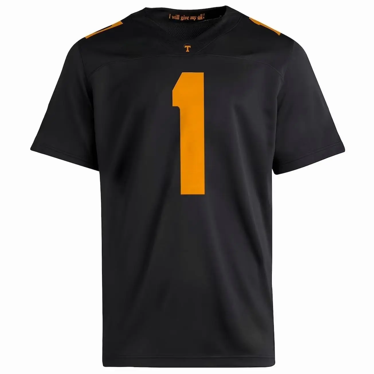 Unisex Football #1 Tennessee State Volunteers College New Jersey 2026 Premier Jersey - Black