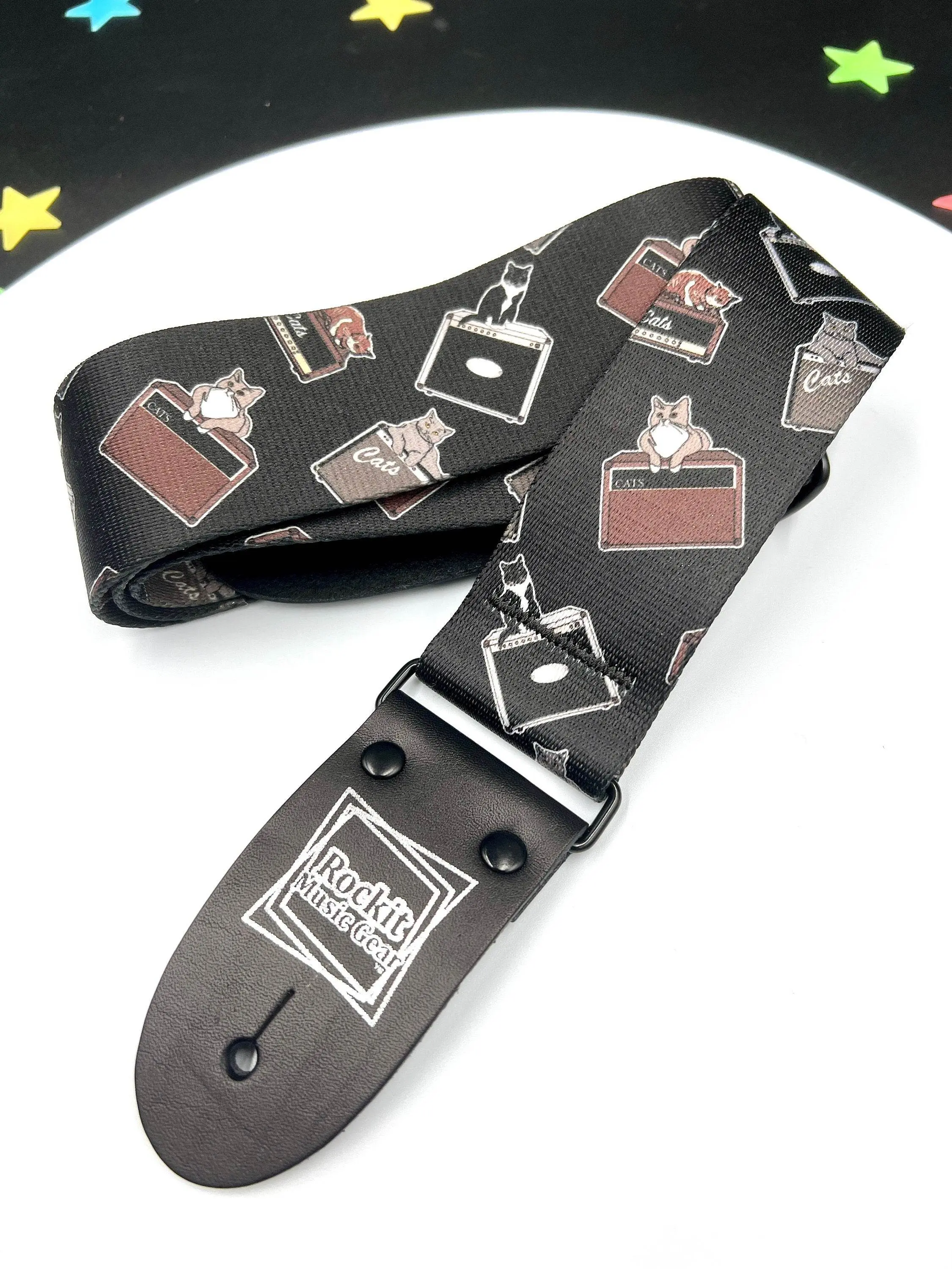 Cats on Amps Handmade Guitar Strap