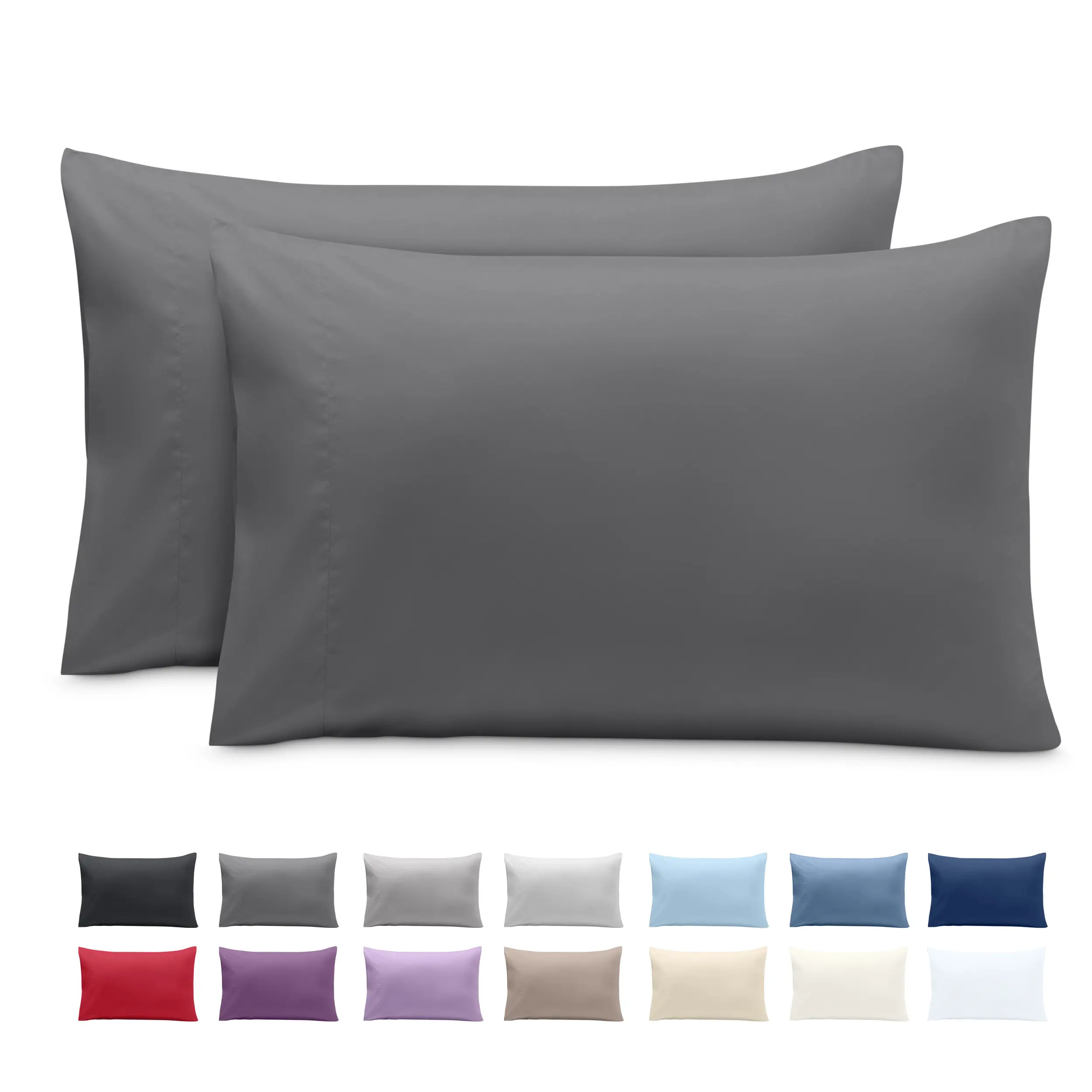 Bare Home Ultra-Soft Envelope Pillowcase Set Soft Microfiber Bedding Soft Microfiber Bedding