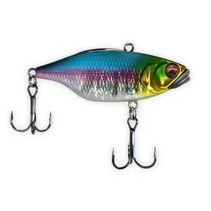 USA BASS TACKLE - M-Series Lipless Crankbait Premium Finish Hard Bait with Owner Stinger Treble Hooks for Giant Largemouth Smallmouth Spotted Bass Fishing
