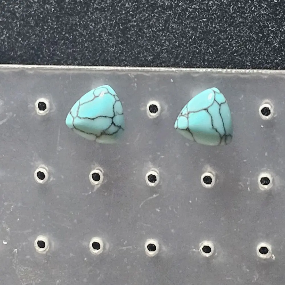 Triangle Turquoise Stone Triangle Turquoise Stone