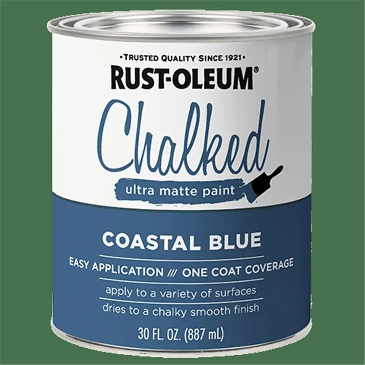 212 MAIN 30oz Chalked Paint - Vintage Blue, Ultra Matte Velvet Smooth Finish, 1-Coat Coverage, Easy to Apply, for Automotive & Motorcycle Paint Care, Indoor Maintenance, One-Coat