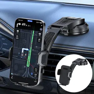 Stable Phone Holders For Your Car [Powerful & 360 Adjustable Suction Cup] Universal Car Phone Holder Mount Long Arm Flexible Car Mount For Dashboard Windshield For Most Phone Case