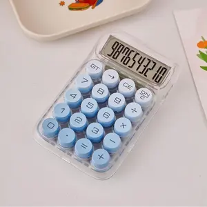 Portable Calculator, 1 Count Colorful Button Calculator, Office Stationery & Supplies for Home School Office Dormitory