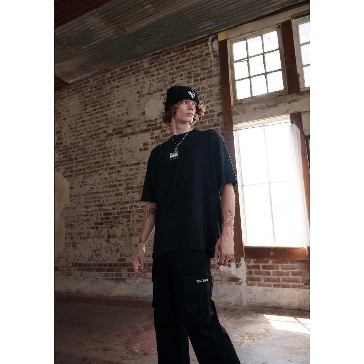 Ekko Acid Washed Oversized T-shirt