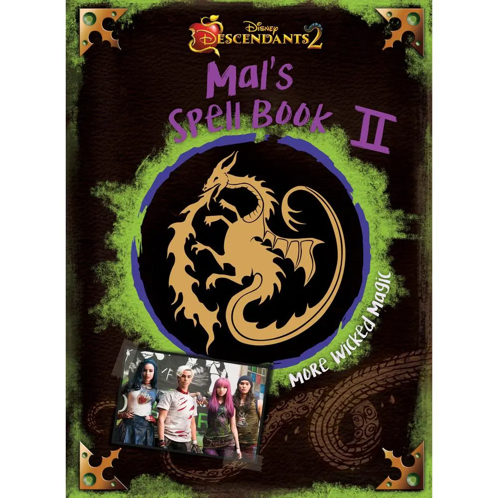 USED Book - Descendants 2: Mal's Spell Book 2: More Wicked Magic by Disney Books (Hardcover) - english