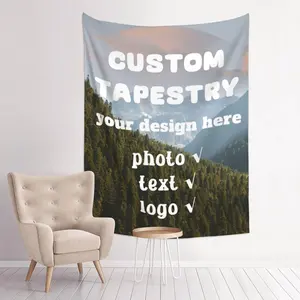 Custom Wall Tapestry with Photo, Personalized Backdrop, Design Your Own Tapestry, Customized Wall Tapestries, Home Decorations
