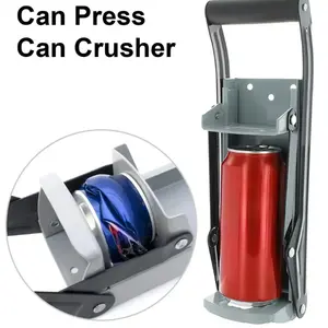 16oz 500ML Large Beer Tin Can Crusher Wall Mounted Recycling Tool Bottle Opener For Efficient Waste Management For Home And Kitchen Heavy Duty Handy Steel Utensils Crusher Machine Stainless