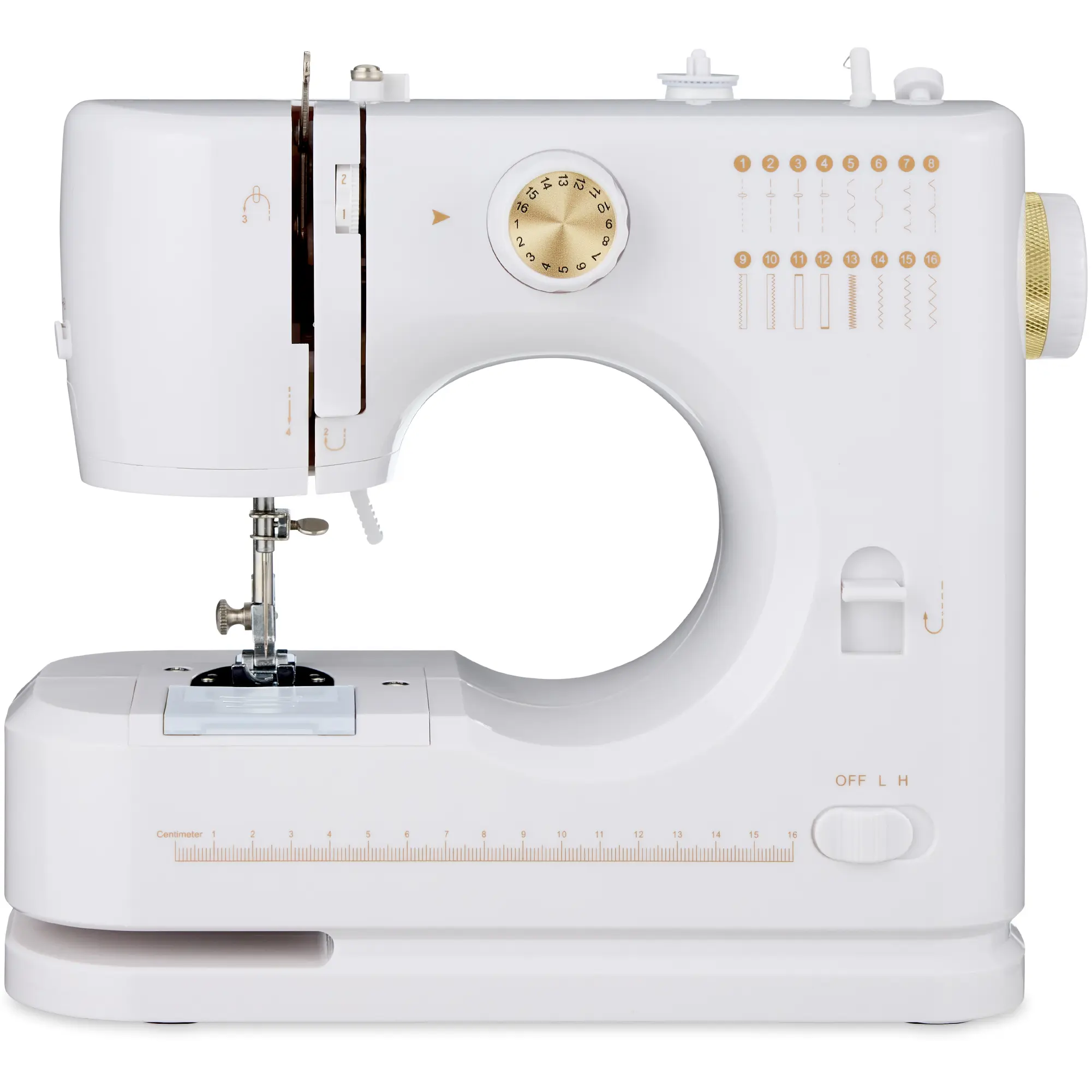 Best Choice Products 55-Piece Sewing Machine Kit for Beginners, w/ 16 Stitch Patterns, Double Stitching